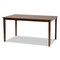 Baxton Studio Renaud Modern and Contemporary Grey Fabric and Walnut Brown Finished Wood 7-Piece Dining Set 176-10543-10520-Zoro - alternate 8
